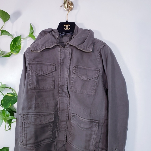 New CHASER Canteen Vintage Hooded Jacket S - Picture 10 of 16